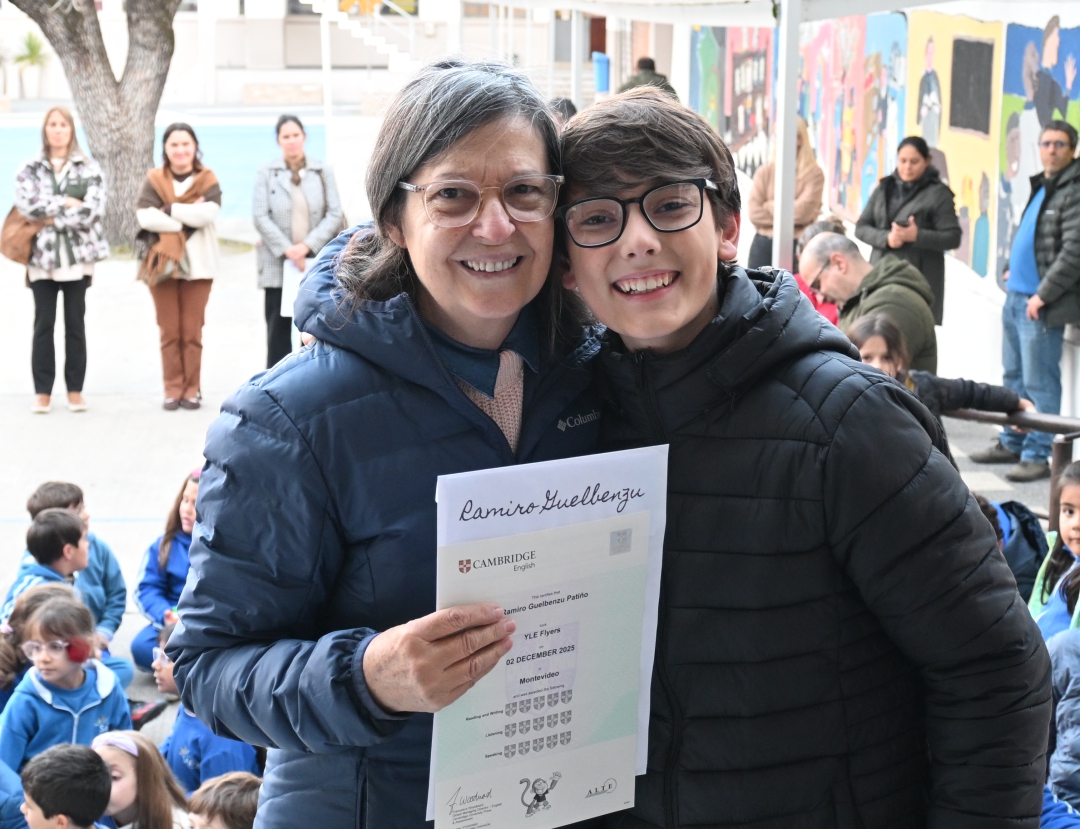 Entrega de diplomas de inglés